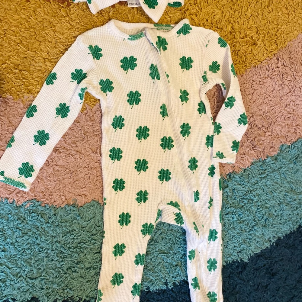 Kids Clover Print One Piece
